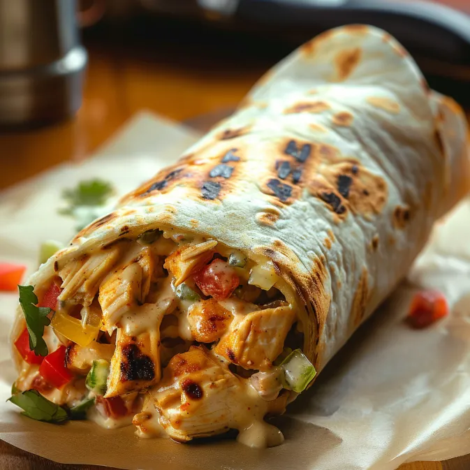 Chipotle Ranch Gegrilltes Hähnchen Burrito 3 Chipotle Ranch Gegrilltes Hähnchen Burrito