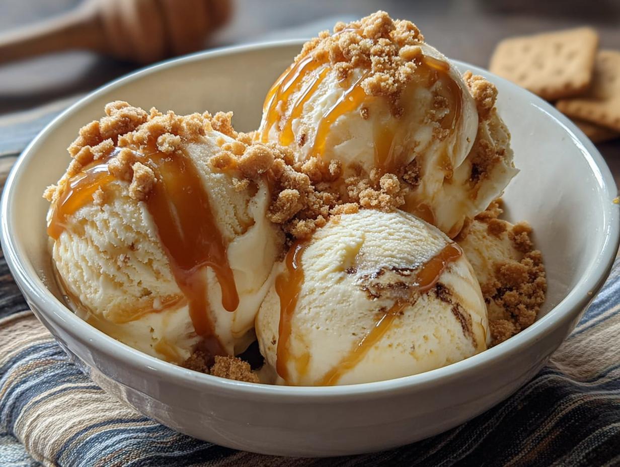 Bananen Karamell Crunch Eiscreme: Simpel Genot - Bananen Karamell Crunch Eiscreme - additional detail