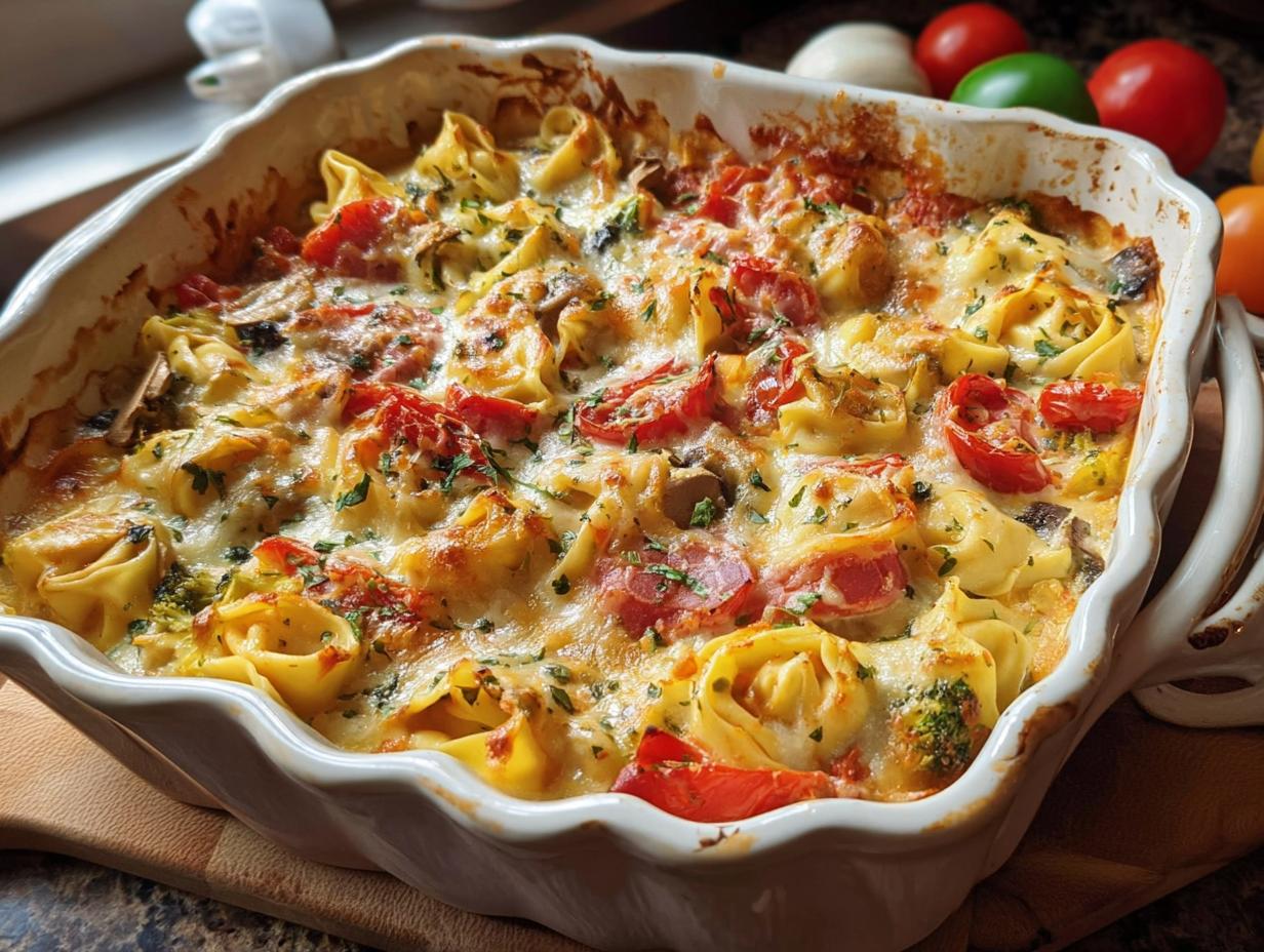 Tortellini Auflauf Mit Gemuese: Snel, Lekker, Romig - Tortellini Auflauf Mit Gemuese - additional detail