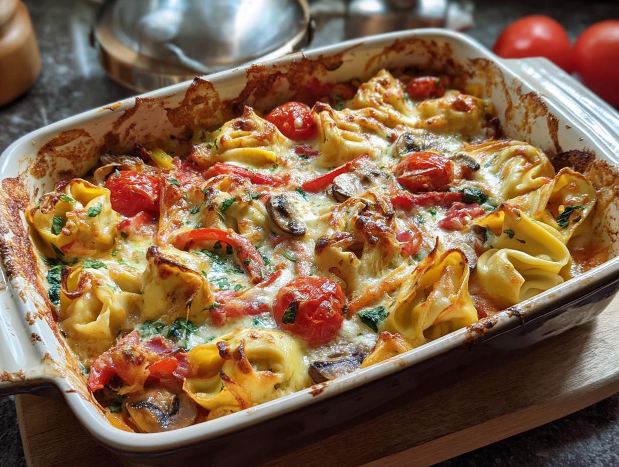 Tortellini Auflauf Mit Gemuese: Snel, Lekker, Romig - Tortellini Auflauf Mit Gemuese - additional detail