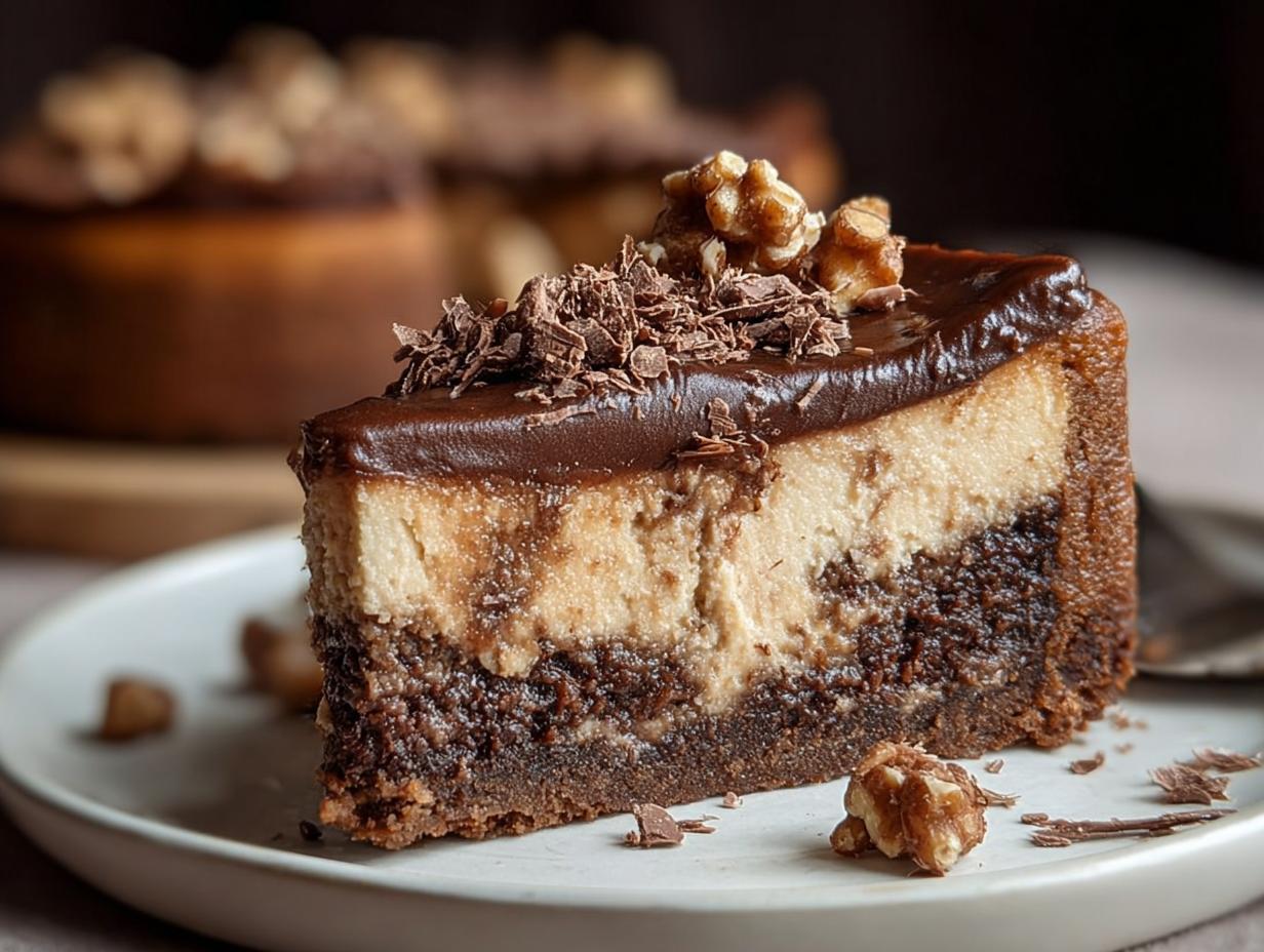 Deutscher Schokoladen: Dit is verrukkelijk - Deutscher Schokoladen Kasekuchen - additional detail