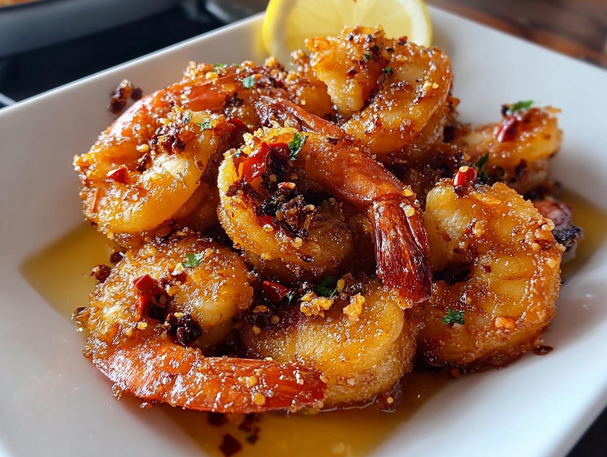 Heerlijke Hot Honey Fried Shrimp: 1 X Sensationeel - Hot Honey Fried Shrimp - additional detail