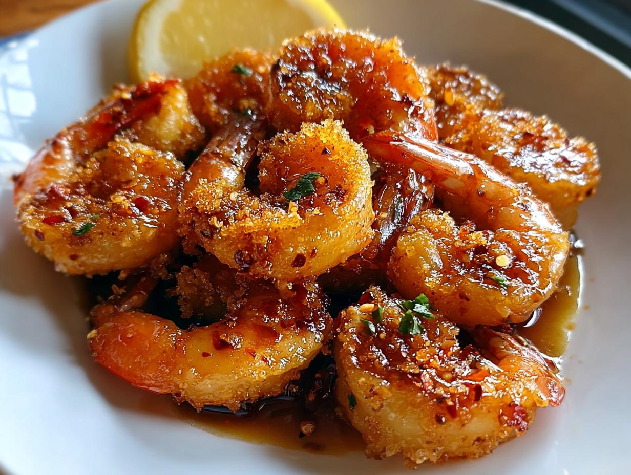 Heerlijke Hot Honey Fried Shrimp: 1 X Sensationeel - Hot Honey Fried Shrimp - additional detail