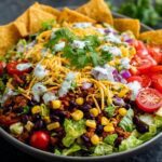 Taco Salat Mit Schwarzen
