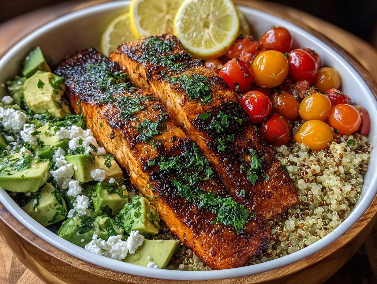 Zesty Lemon Herb Grilled Zalmsalade: 30 min! 6 Zesty Lemon Herb Grilled Zalmsalade: 30 min! - Zesty Lemon Herb Grilled - additional detail