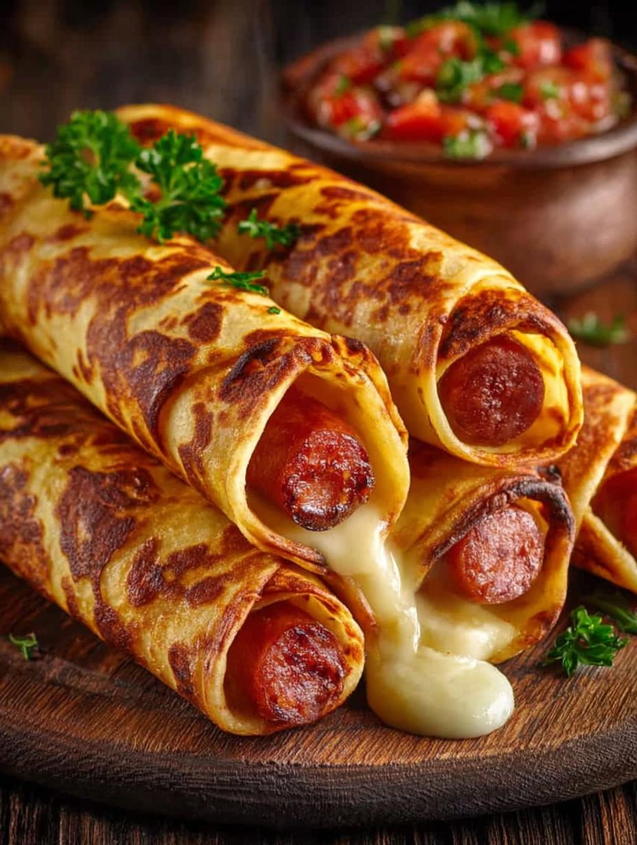 Gebackene Hot Dogs Tortilla: 10 Minuten Verrukkelijk Comfortfood - Gebackene Hot Dogs Tortilla - main visual representation