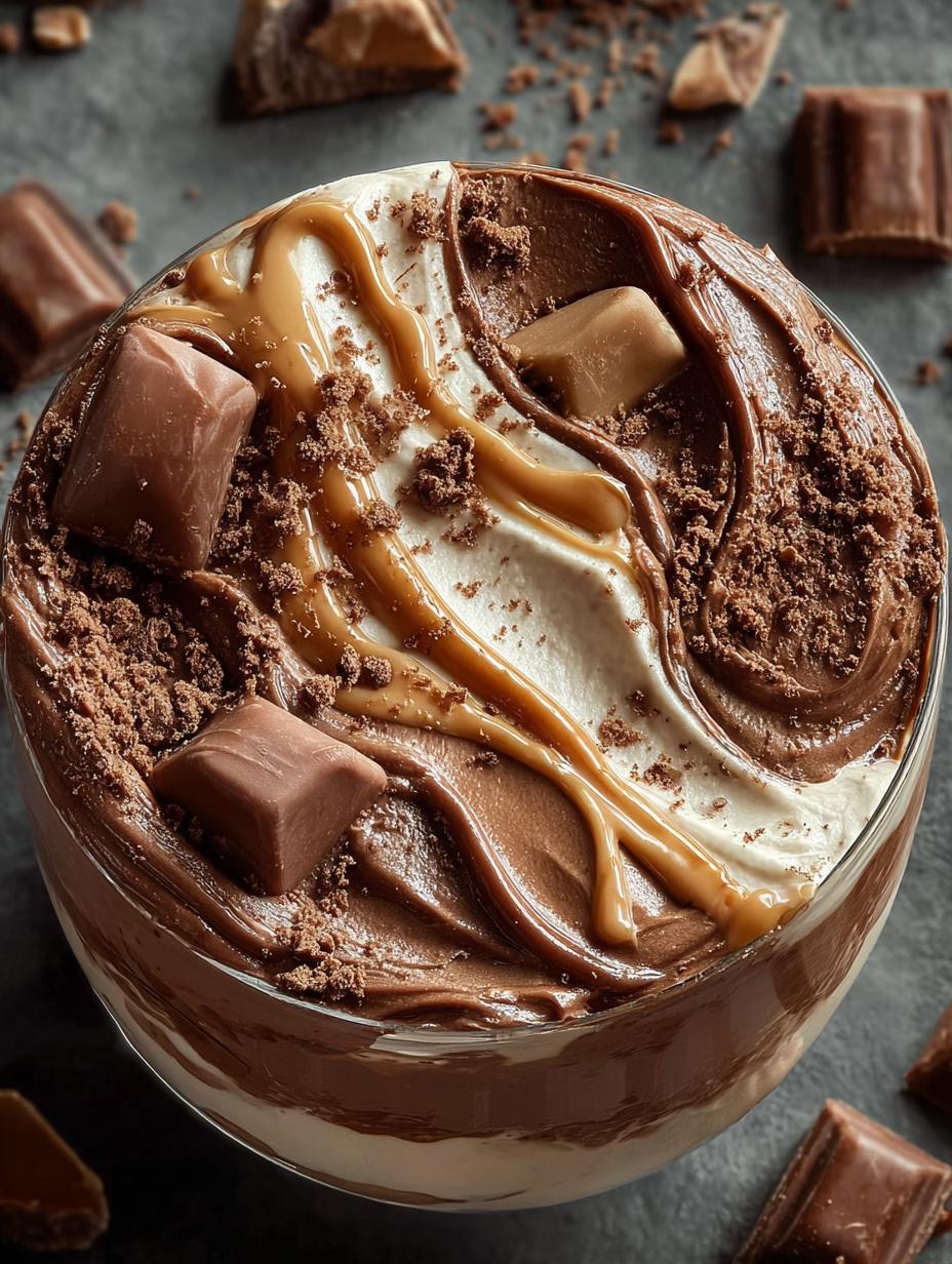 Hemelse Kinder Bueno Mousse: Een zalig recept! 5 Hemelse Kinder Bueno Mousse: Een zalig recept! - Kinder Bueno Mousse - romige chocolademousse in een glas, gegarneerd met Kinder Bueno stukjes en hazelnoten