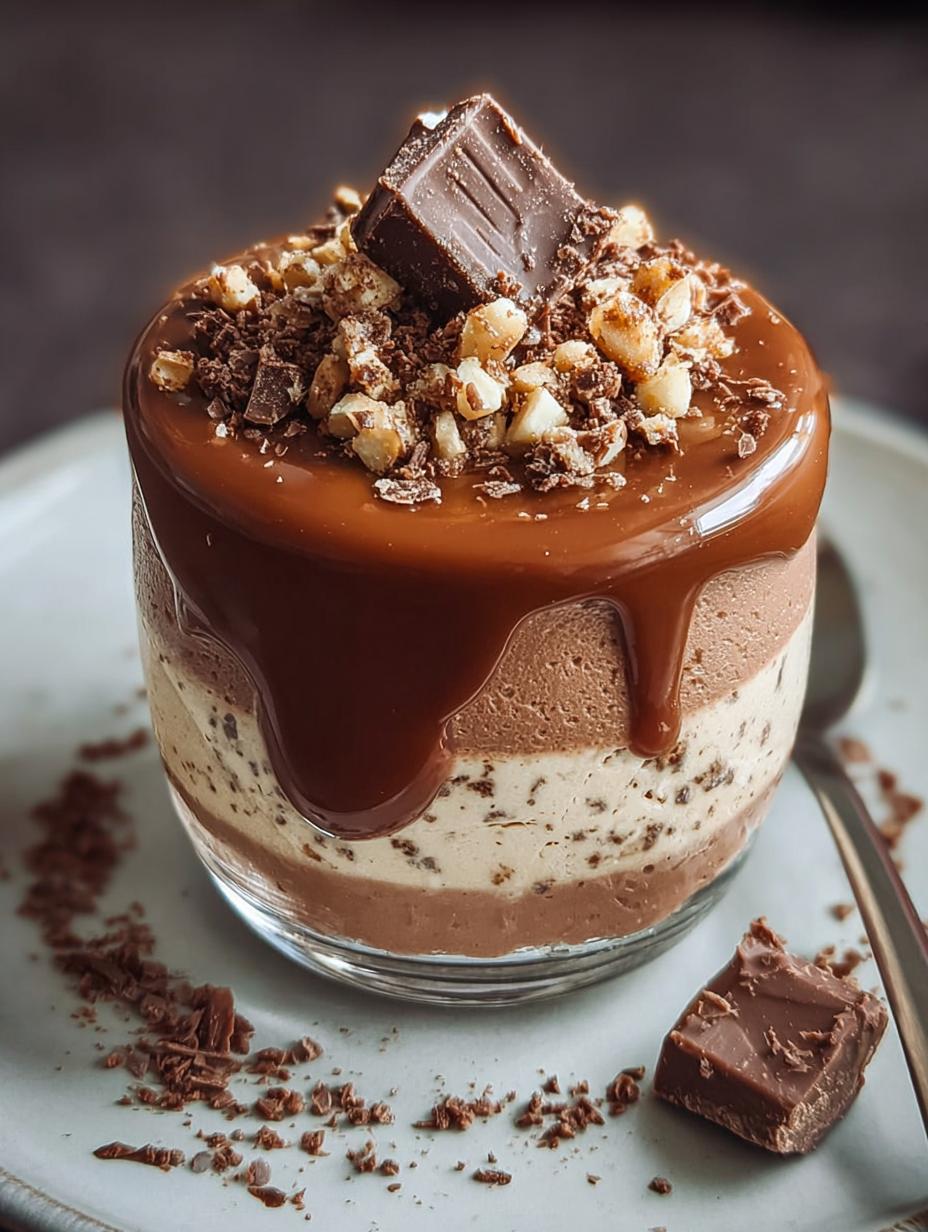 Hemelse Kinder Bueno Mousse: Een zalig recept! 6 Hemelse Kinder Bueno Mousse: Een zalig recept! - Kinder Bueno Mousse - close-up van de romige textuur met Kinder Bueno stukjes