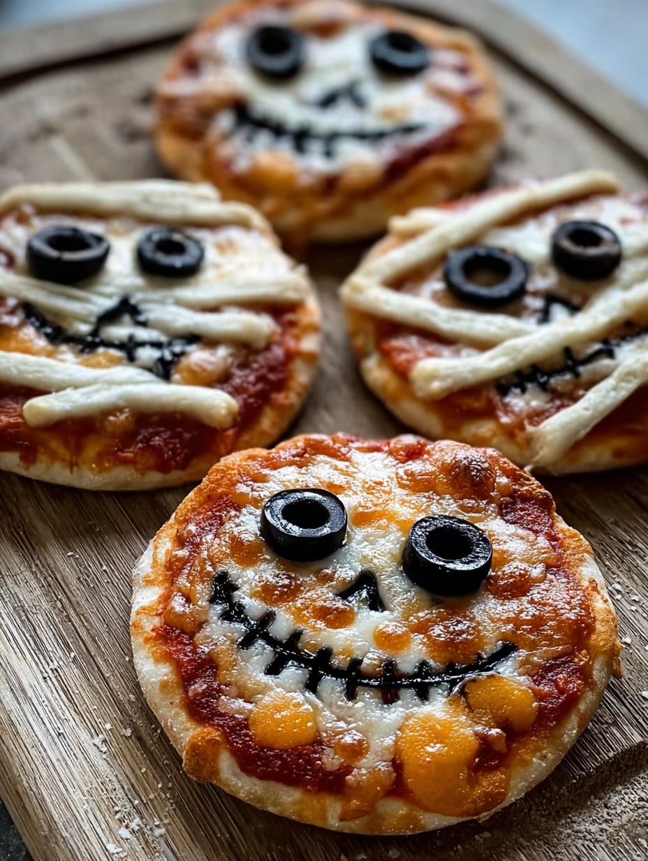 Mini Halloween Pizza's: Magische Hapjes voor Jong en Oud - Mini Halloween Pizzas - main visual representation