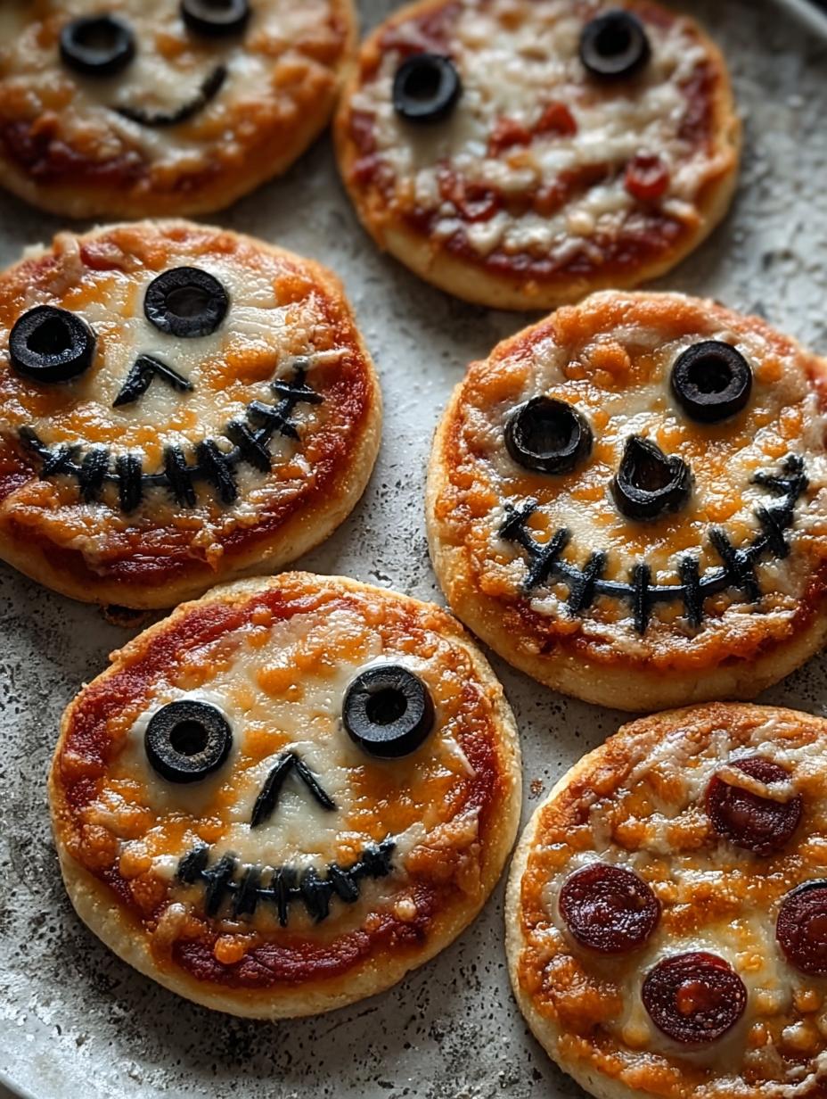 Magische Mini Halloween Pizza's Binnen 15 Min - Mini Halloween Pizzas - additional detail