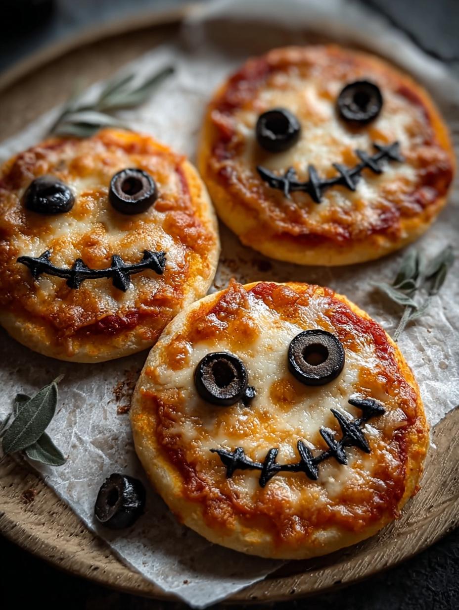 Magische Mini Halloween Pizza's Binnen 15 Min - Mini Halloween Pizzas - additional detail