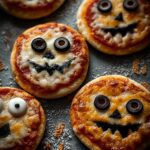 Mini Halloween Pizzas