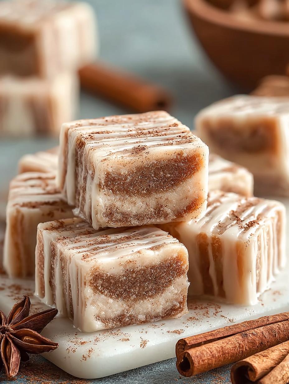 Cinnamon Roll Fudge