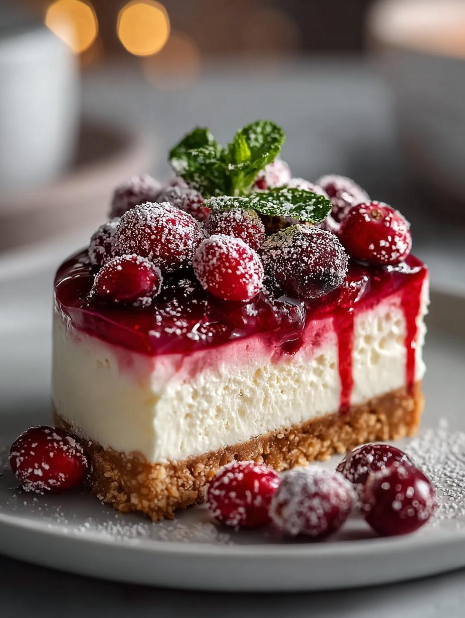 Cranberry Urlaubs Cheesecake Ohne