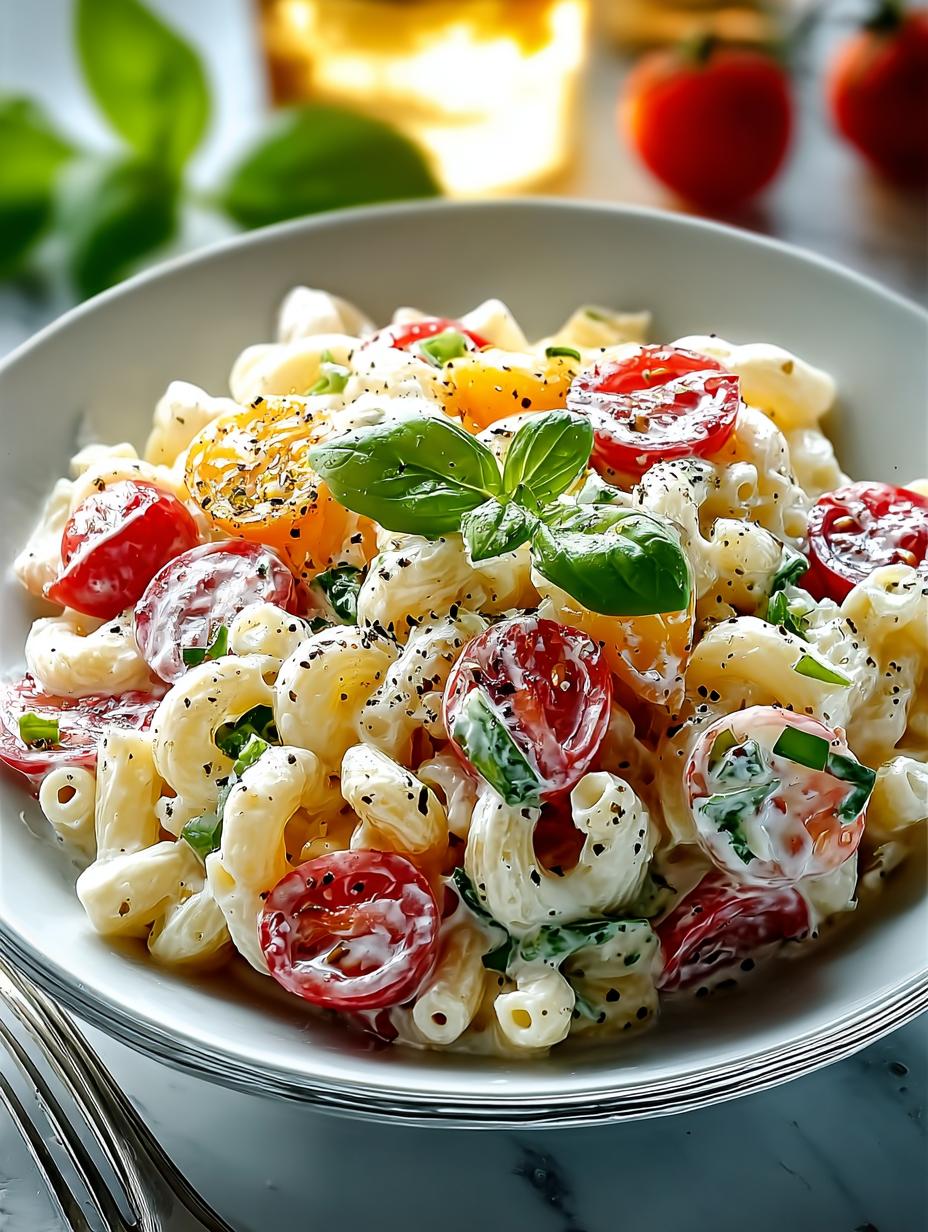 Creamy Ditalini Pasta Salad