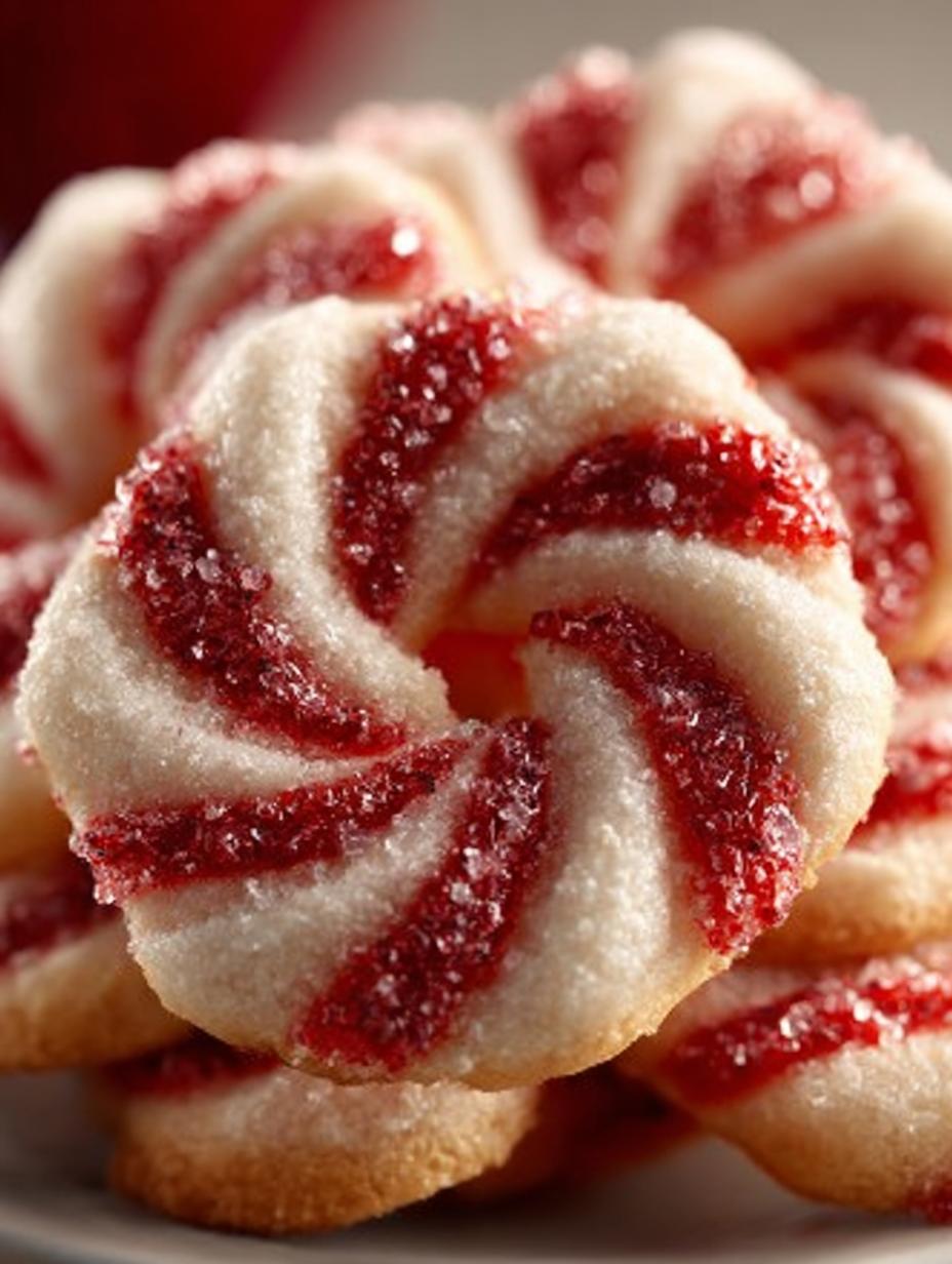 Geweldige Festliche Zuckerstangen Kekse in 10 Stappen - Festliche Zuckerstangen Kekse, feestelijk gepresenteerd op een schaal met kerstdecoratie