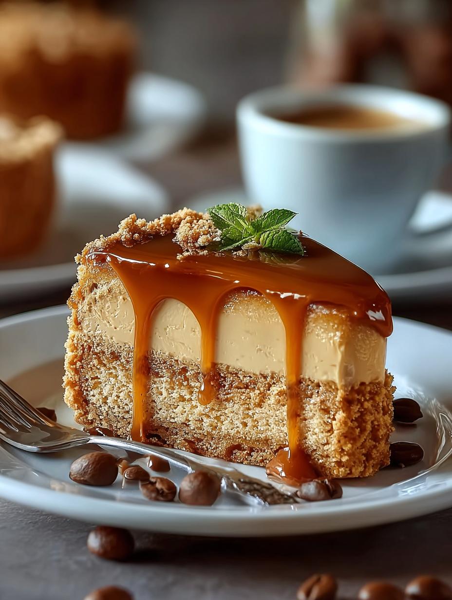 Gateau Cafe Caramel