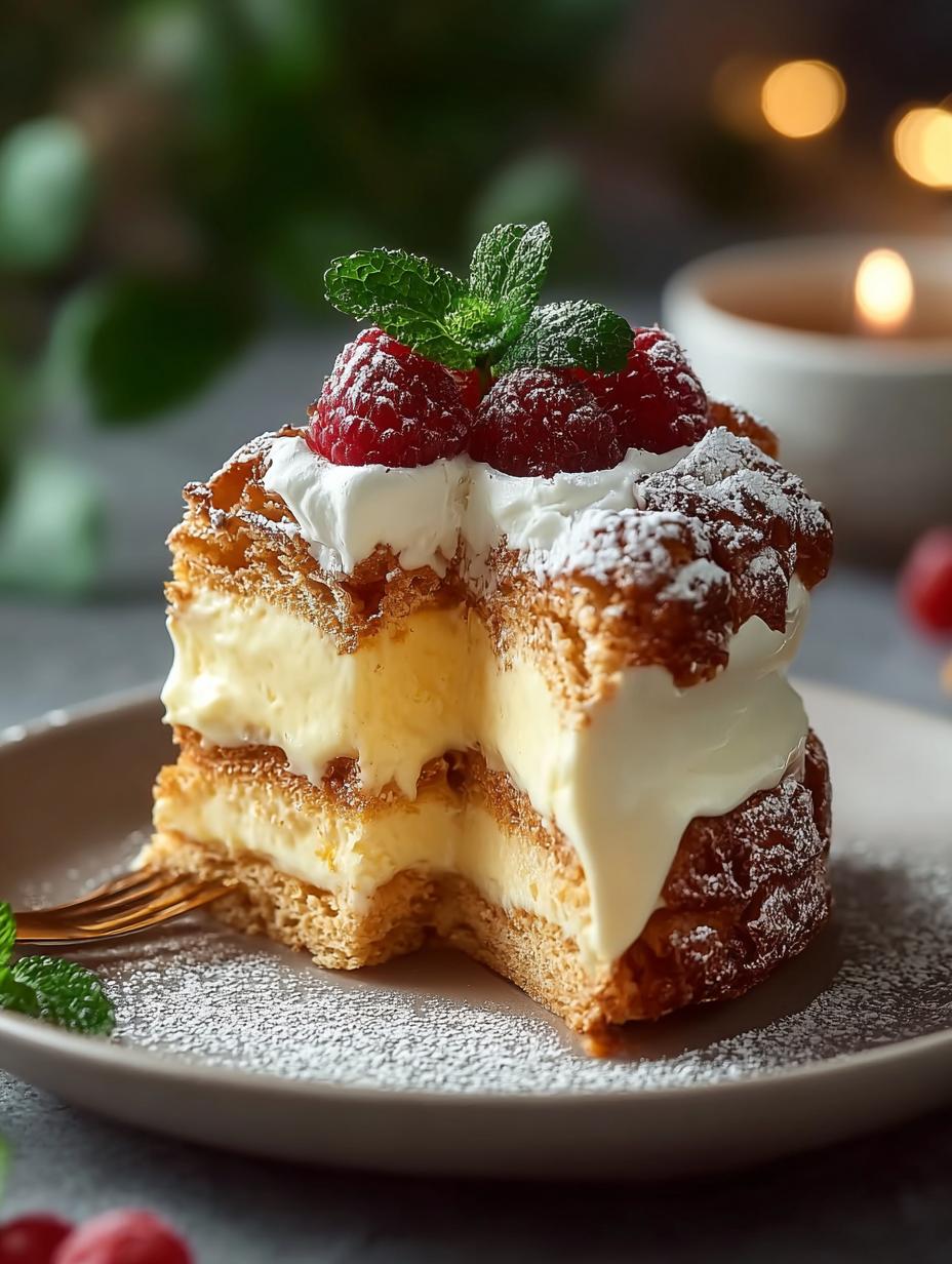 Heavenly Karpatka Cake