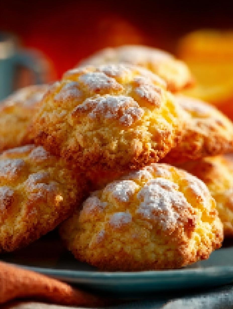 Heerlijke en Eenvoudige Orangekekse Leckere Und Einfache op een houten plank, vers gebakken en klaar om te serveren