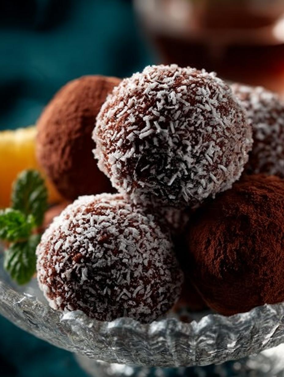 Heerlijke Rumkugeln Das Leckerste Recept, perfect gerold en klaar om te serveren