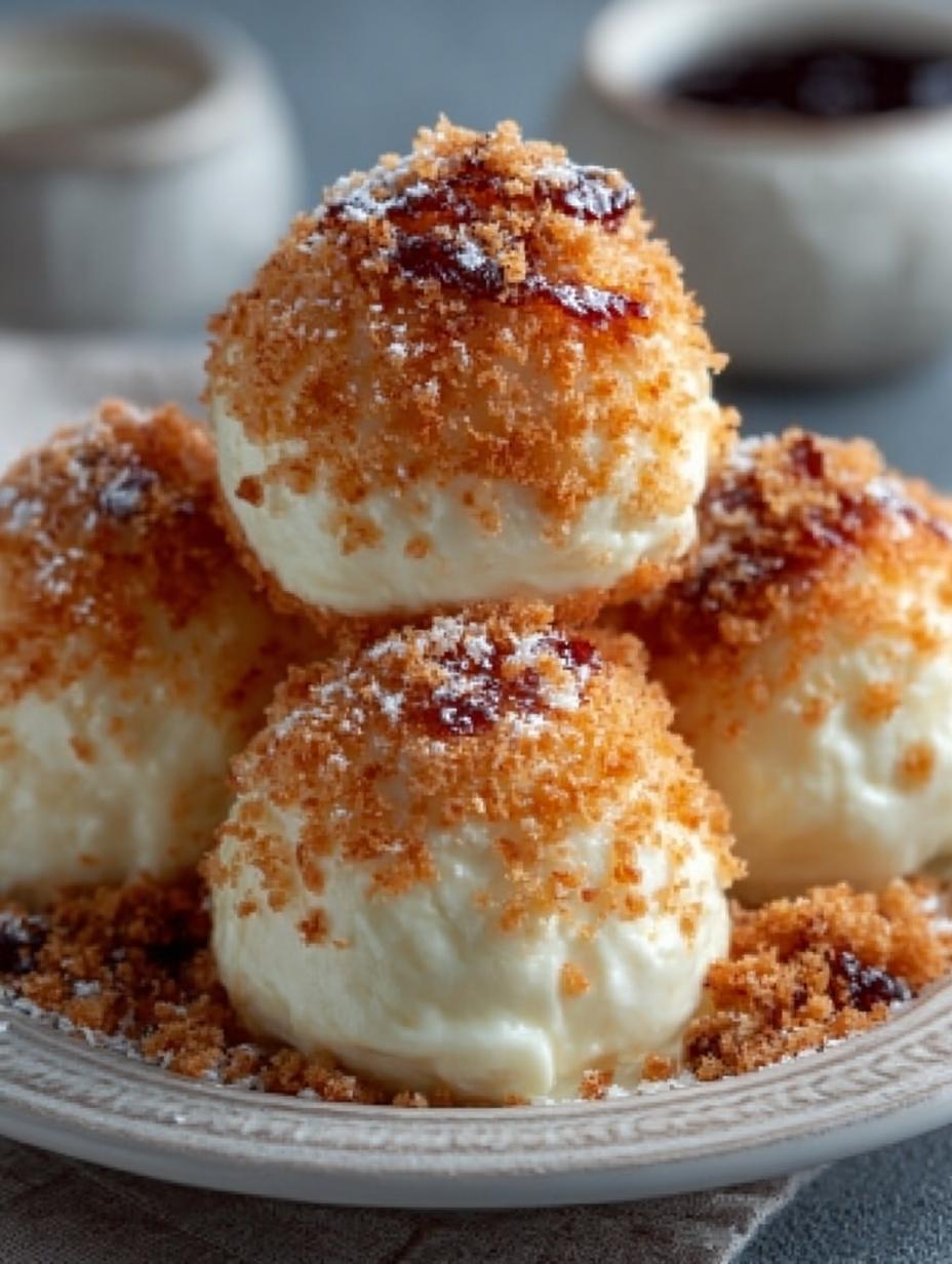 Onweerstaanbare Schnelle Kasekuchen Kugeln: 1 Geheim! - Schnelle Kasekuchen Kugeln Cremig - main visual representation