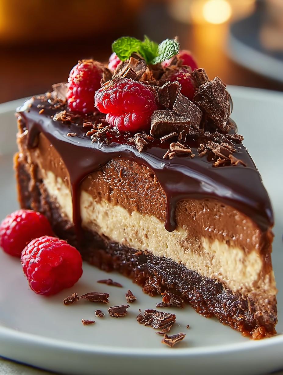 Schokoladen Kasekuchen