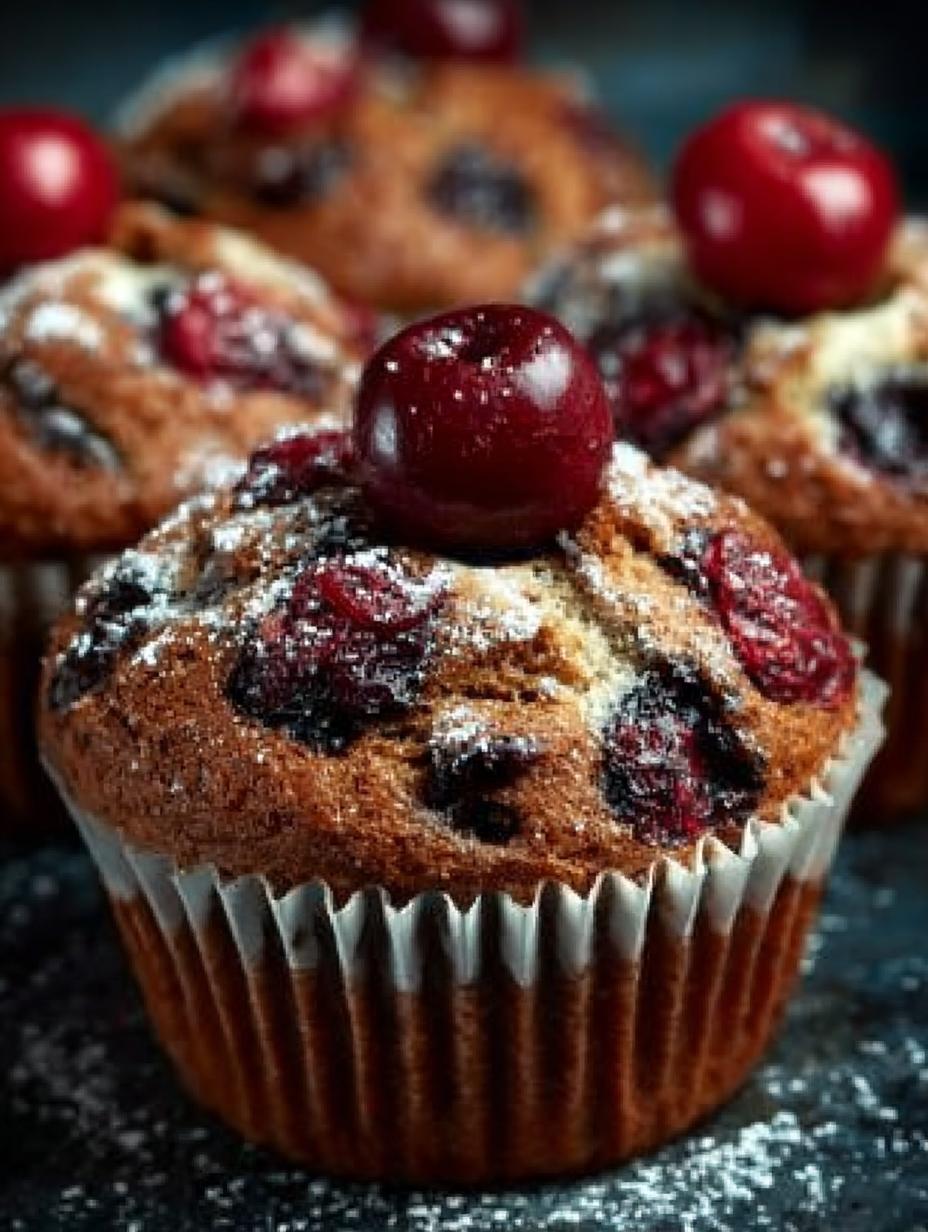 Schwarzwalder Kirsch Muffins