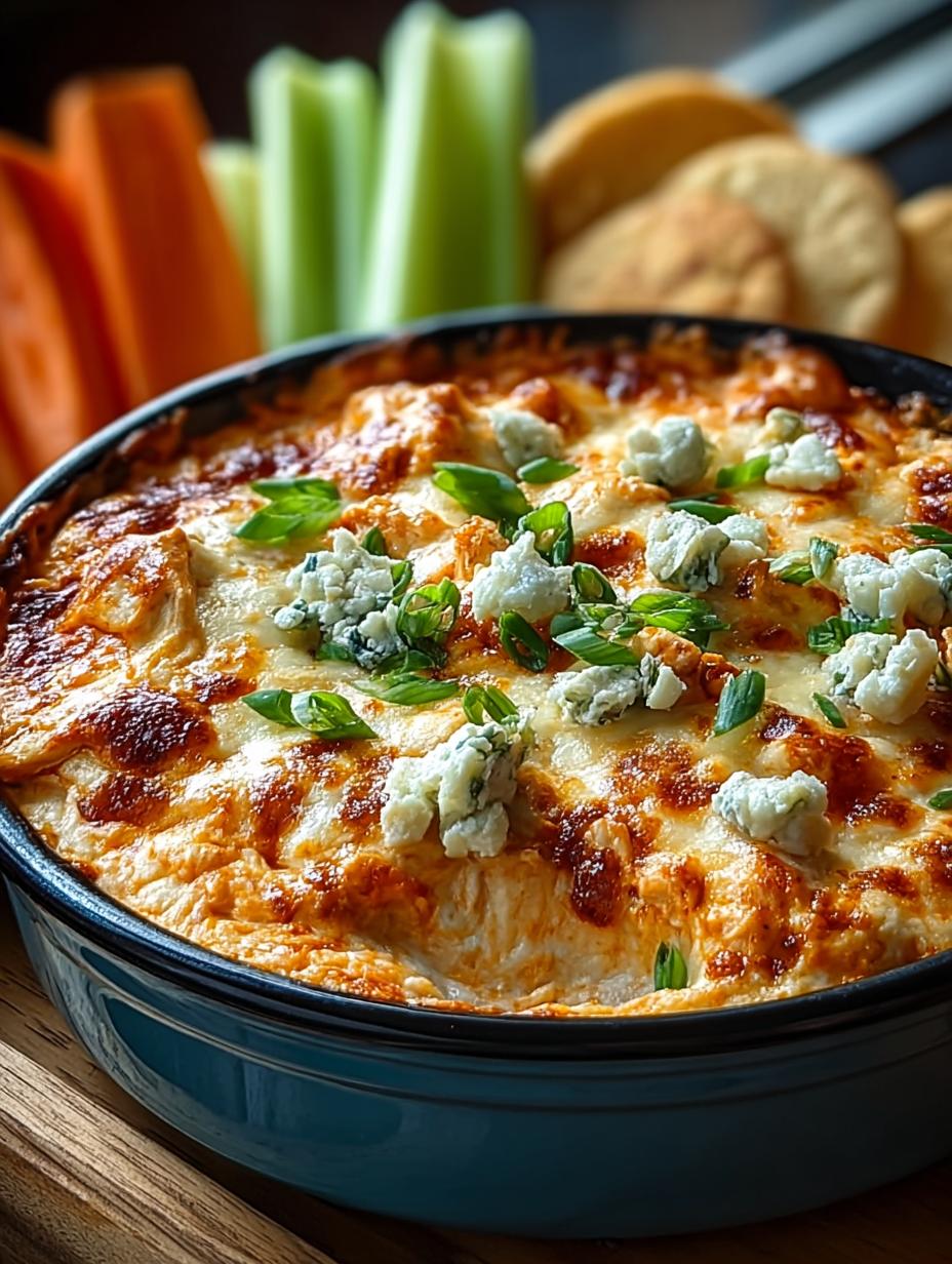 Smoky Buffalo Chicken Dip