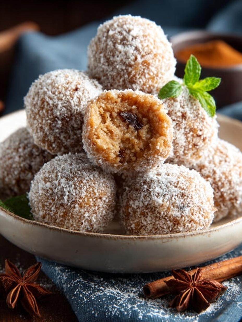 Zuckerfreie Zimtkugeln