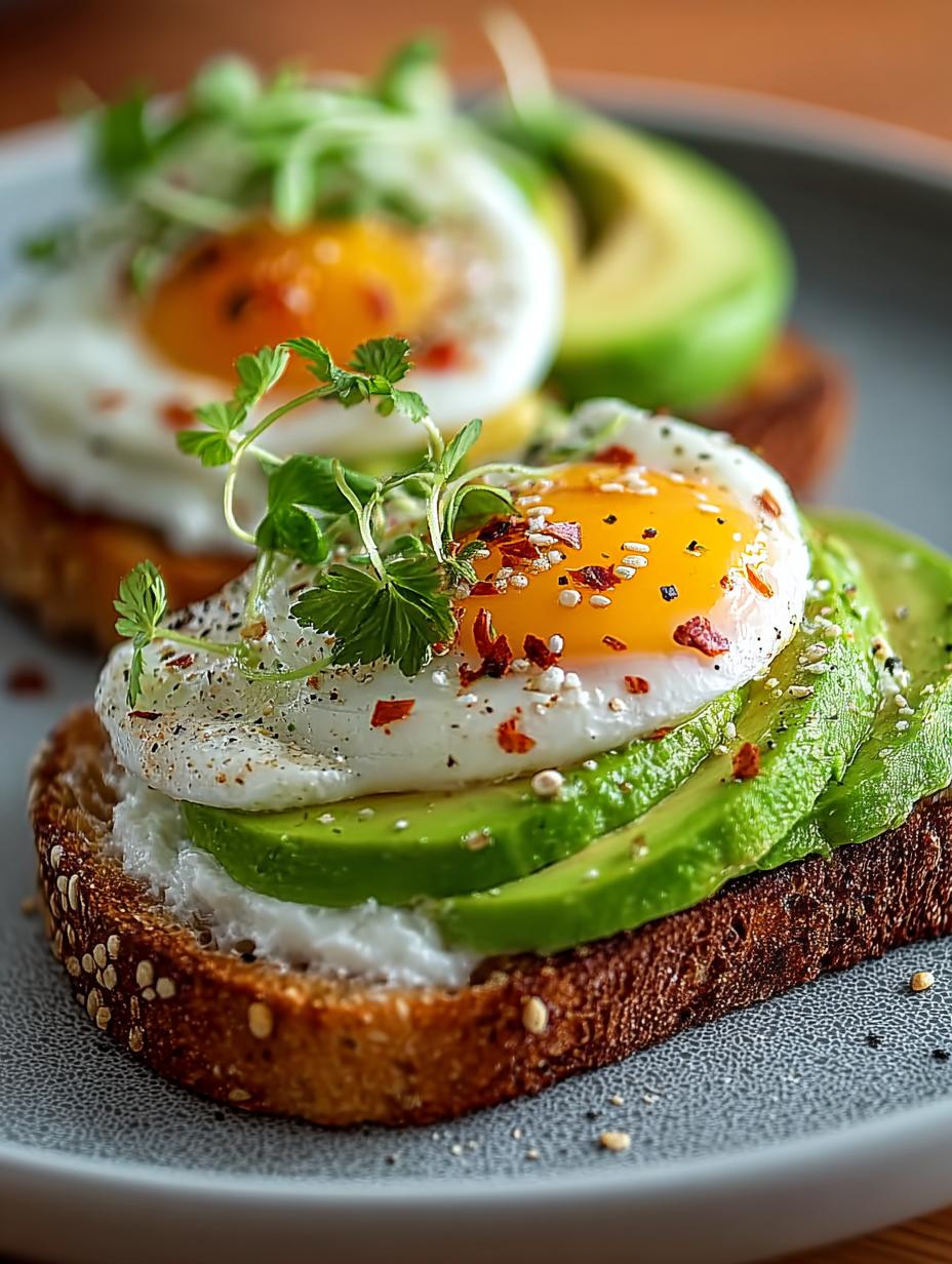 Avocado Toast Mit Griechischem