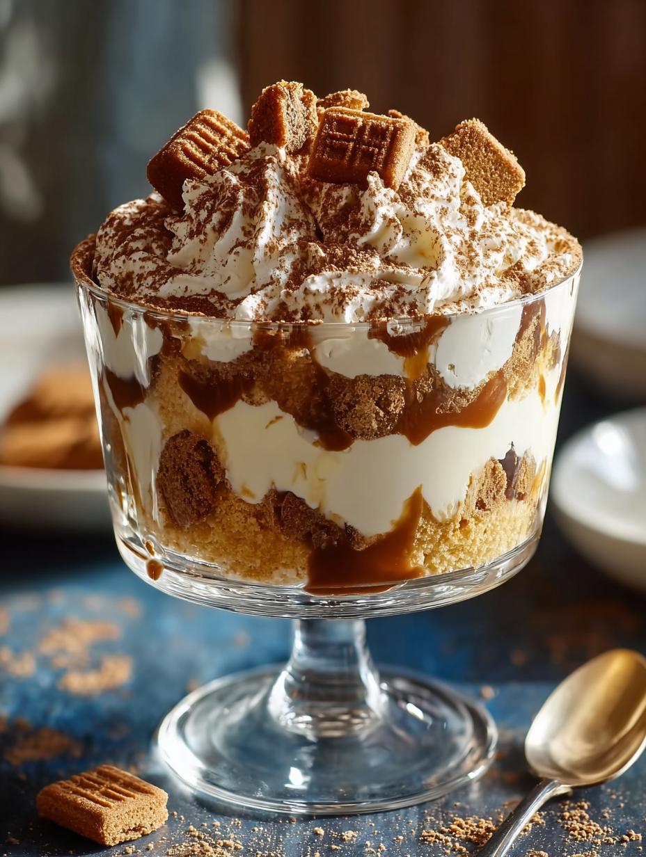 Onze Verrukkelijke Biscoff Trifle: Een Eenvoudige Pracht - Biscoff Trifle - main visual representation