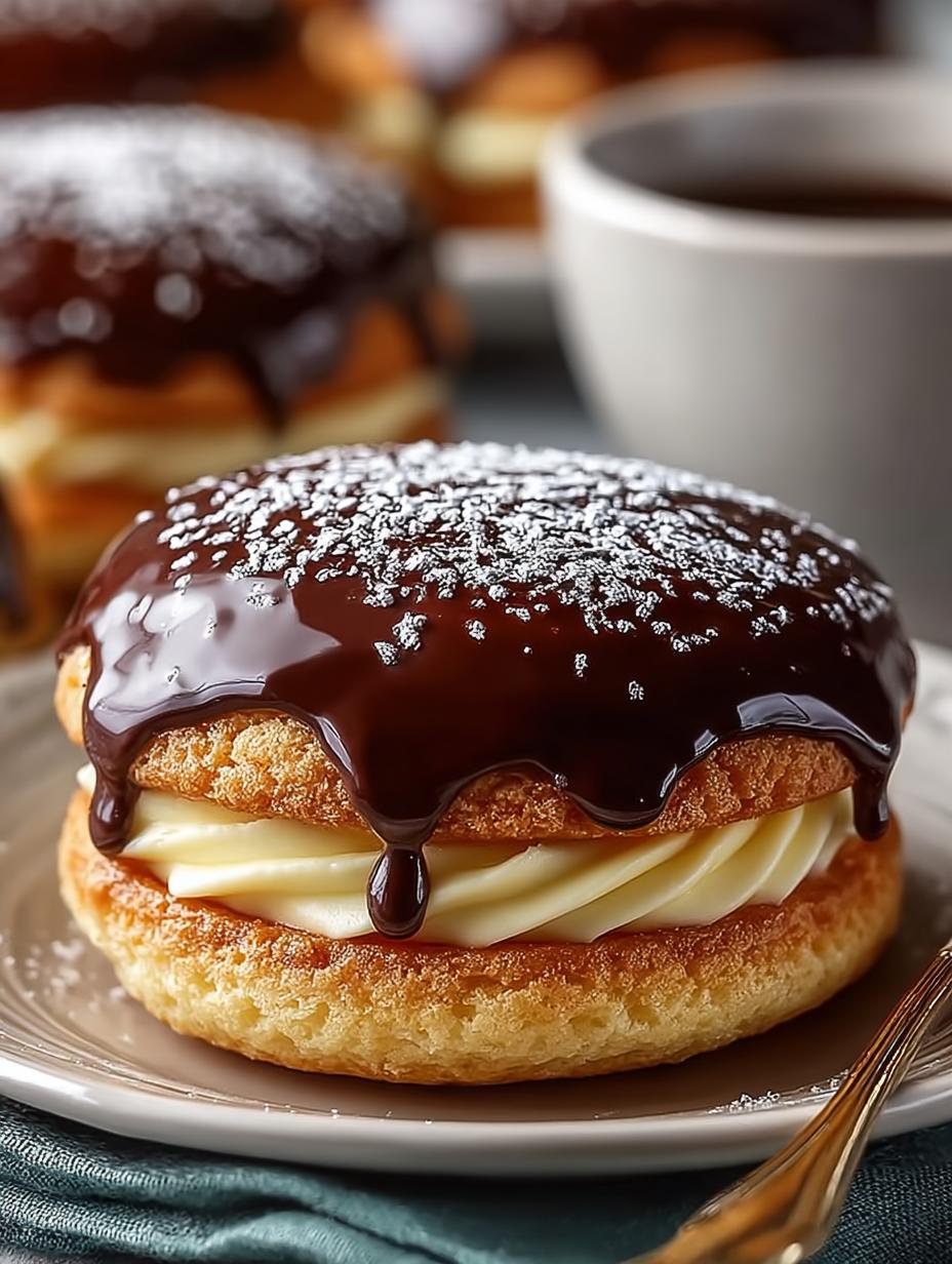 Boston Cream Pie Cookies