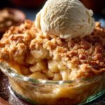 Bratapfel Apfel Crumble Mit