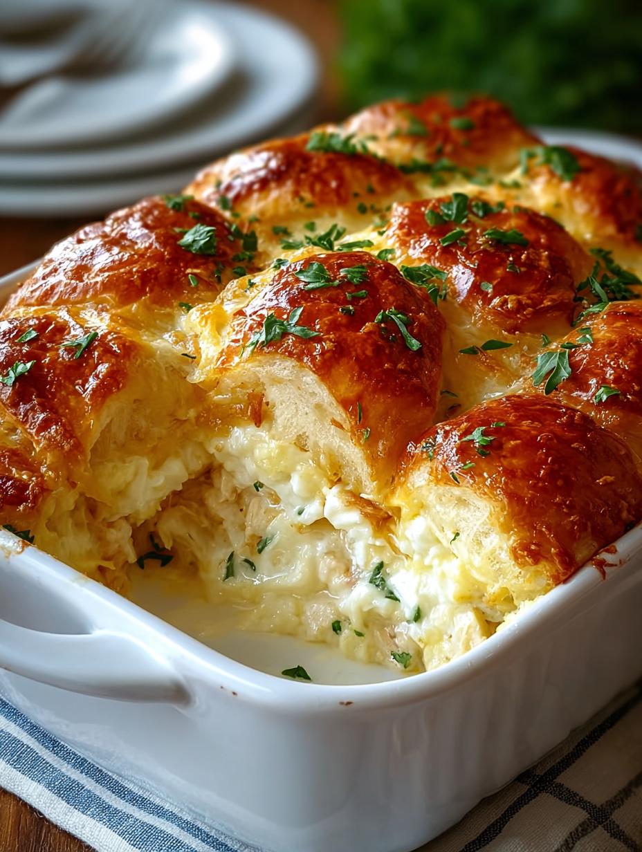 Chicken Crescent Roll Casserole