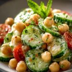 Chickpea Cucumber Salad