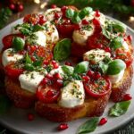 Christmas Bruschetta Wreath