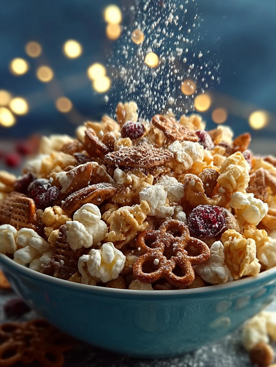 Onweerstaanbare Christmas Crunch Snack Mix in 15 Min! - Christmas Crunch Snack Mix - additional detail