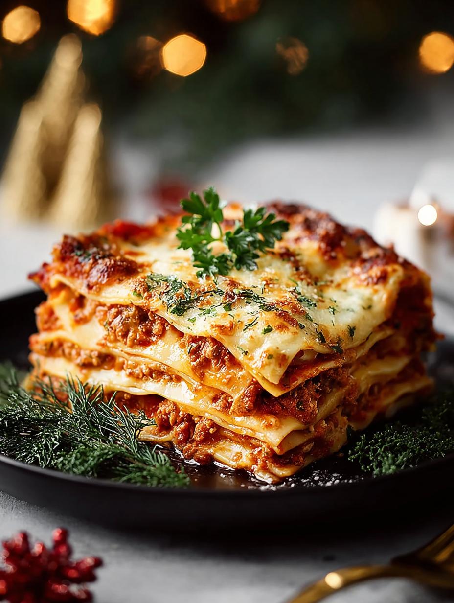 Kerstavond Lasagne: 1 Geweldig recept voor een feest! 5 Kerstavond Lasagne: 1 Geweldig recept voor een feest! - Christmas Eve Lasagna - main visual representation