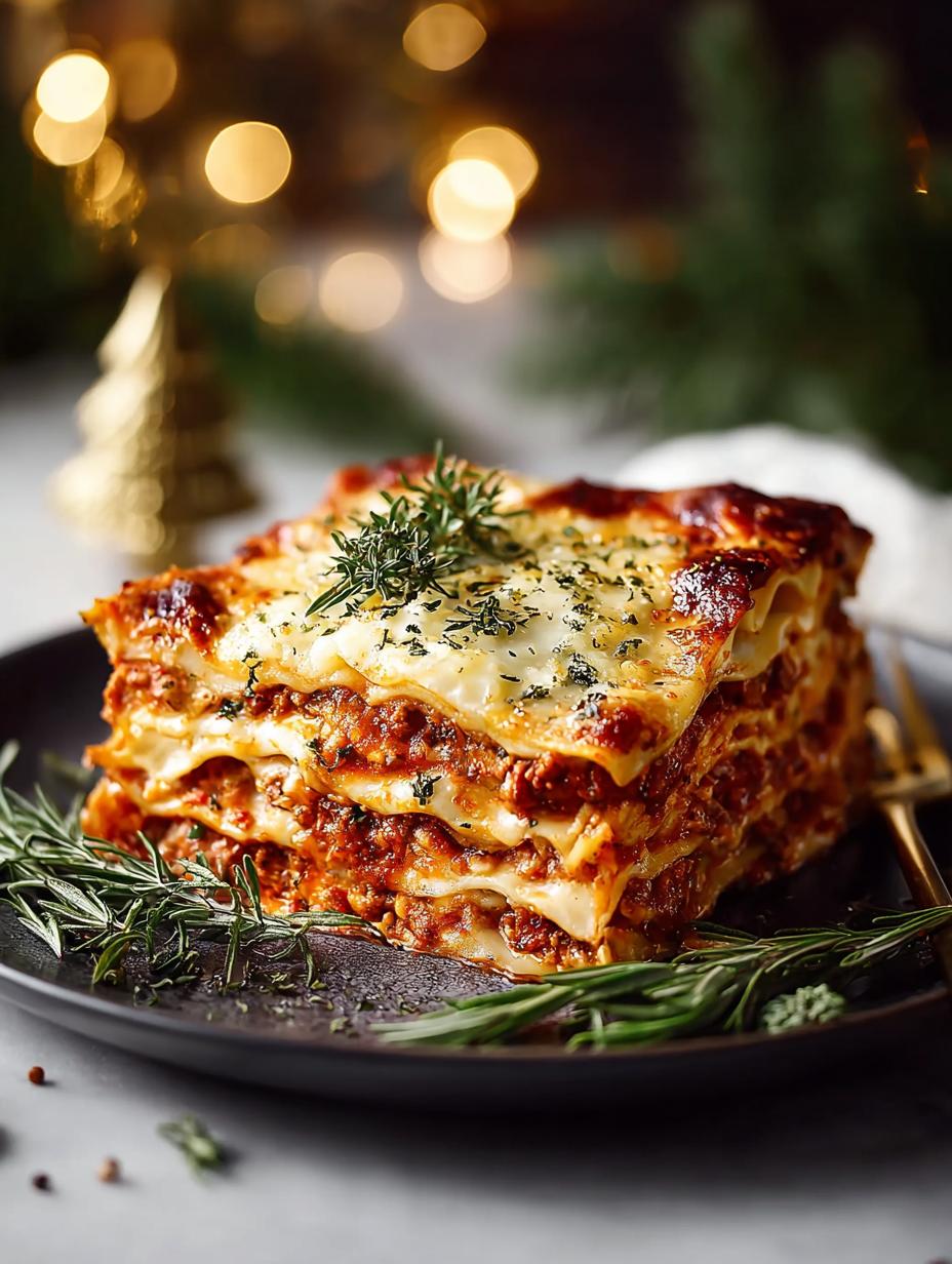 Christmas Eve Lasagna