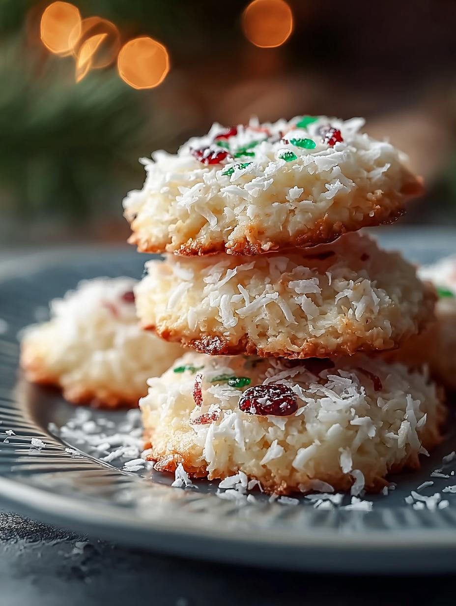 Onweerstaanbare Kokoskerstkoekjes: 1 geheim recept - Coconut Christmas Cookies - close-up van een glazuurlaag
