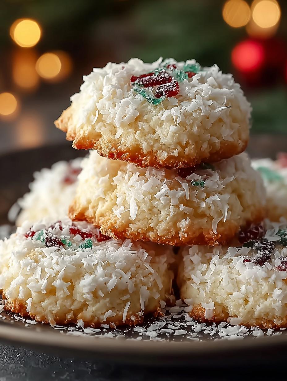 Coconut Christmas Cookies