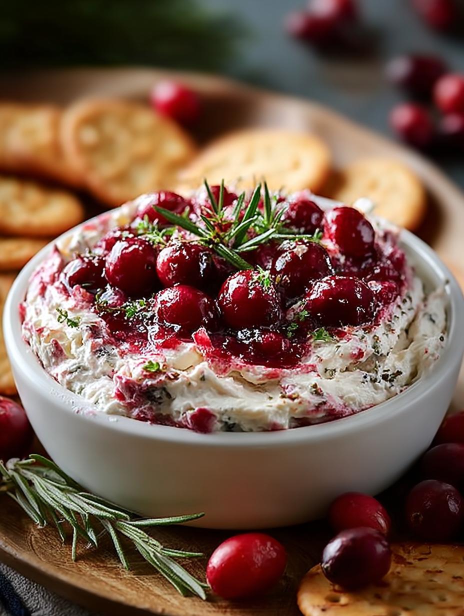 Cranberry Creme Kase Dip