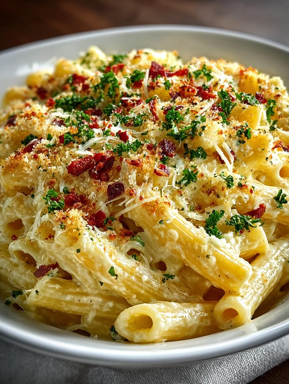Creamy Garlic Parmesan Pasta