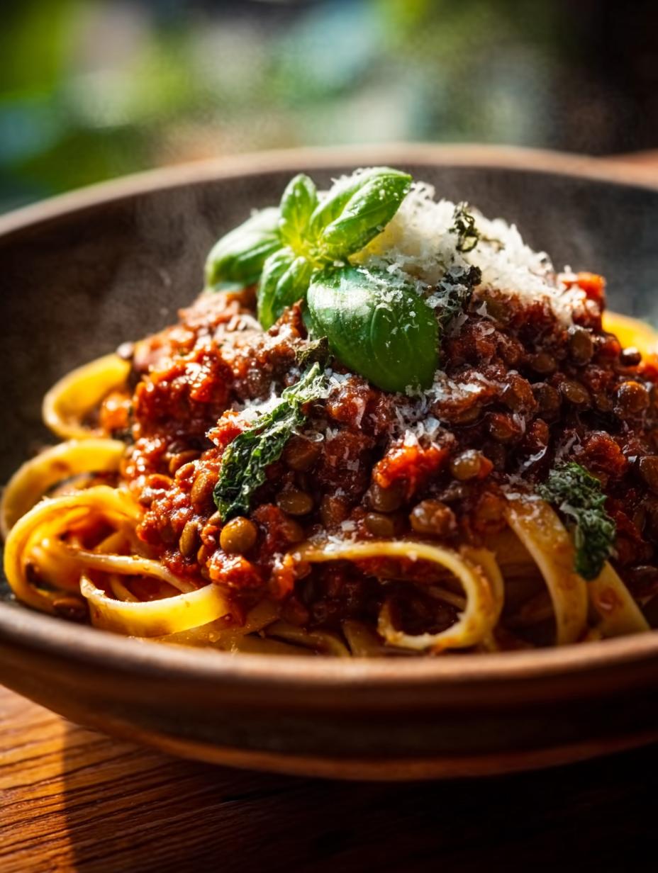 Die Beste Linsen Bolognese: Subliem en Krachtig! - Die Beste Linsen Bolognese - additional detail