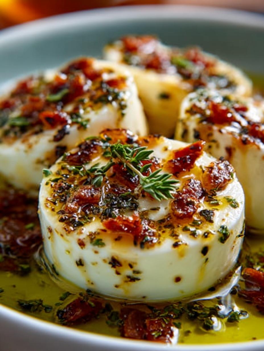 Eingelegter Mozzarella