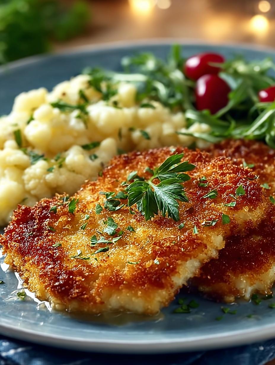 Fantastische Blumenkohl Schnitzel