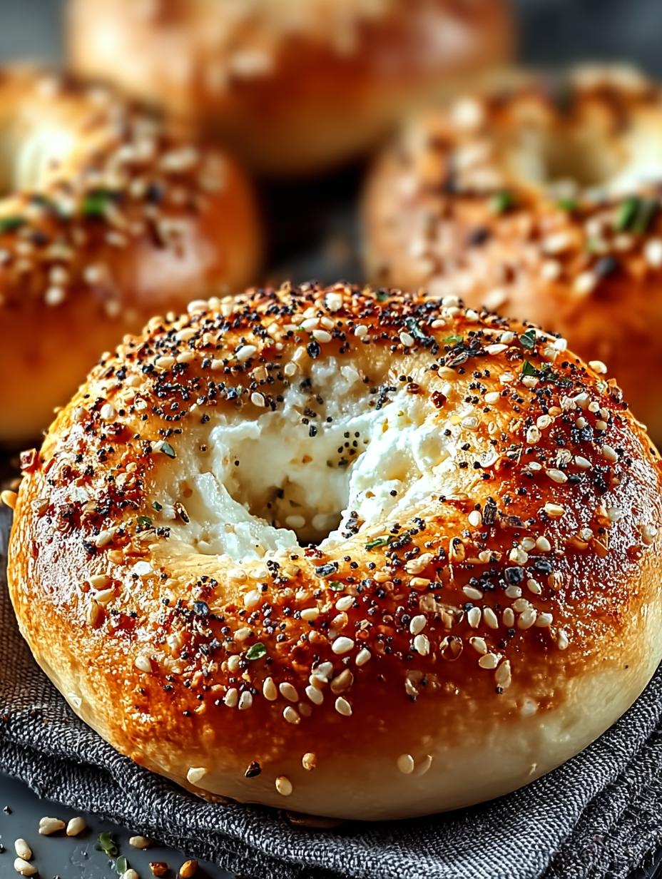 Greek Yogurt Bagels