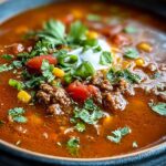 Ground Beef Enchilada Soup