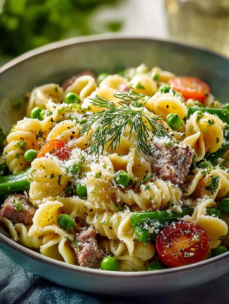 Herby Spring Pasta Salade: Dé 1 onweerstaanbaar lekkere maaltijd - Herby Spring Pasta Salad - main visual representation