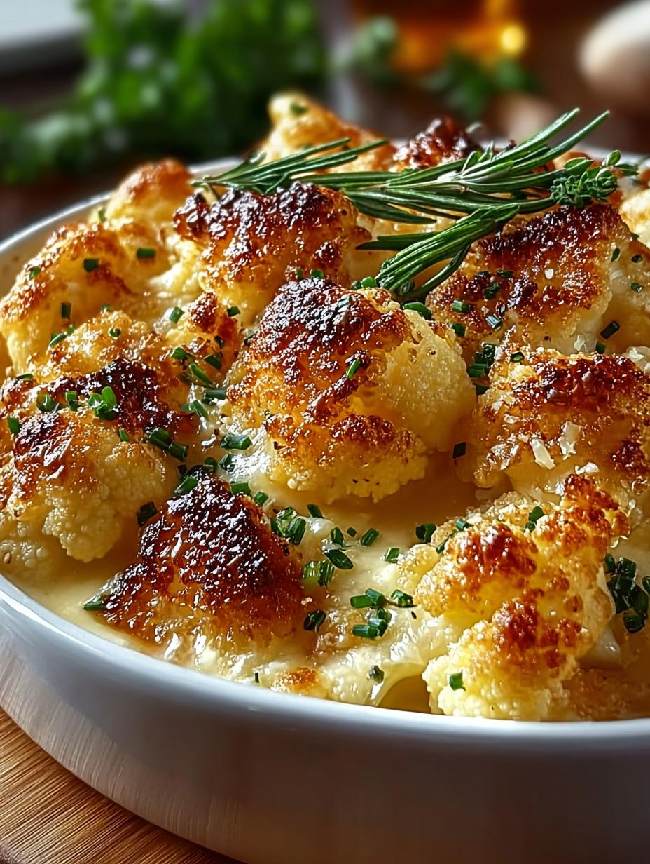 Kaeseblumenkohl Aus Dem Ofen